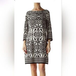 Enfocus Studios Black and White Dress in Size 8